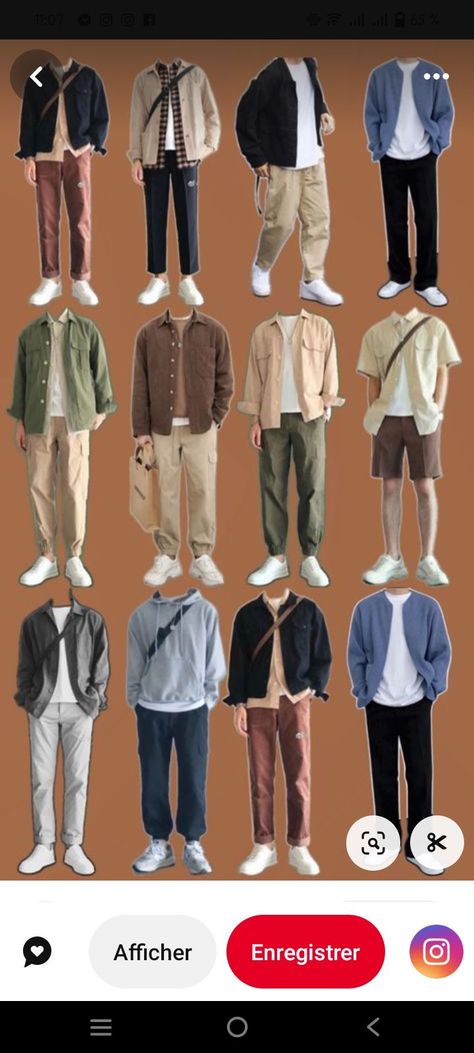 Mens Earth Tone Outfits Summer, Men Fashion Earth Tone, Mens Earth Tone Outfits Casual, Earth Tone Guy Outfit, Earth Tone Fits Men, Warm Undertone Clothes Color Palettes, Plus Size Guy Outfits, Earth Tone Outfits Men Casual, Warm Spring Color Palette