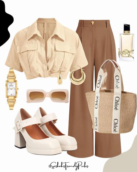 neutral color outfit is a staple in any wardrobe!🤎🤍 Perfect for a day at work or a weekend brunch!✨ To shop click the link in my bio under “shop my collages/reels“ or find the link in my “august links” highlight Follow me @sashahstrendypicks for more amazon fashion finds!!! So glad you’re here! 🤗 . . . . . #summerfashion #summerfashion2024 #spring #springfashion #styleoftheday #styleblogger #fashionstyle #ootd #ootdfashion #ootdshare #highstreetfashion #fashionaddict #fashionadvice #fash... Neutral Outfits Spring, Day Brunch Outfit, Neutral Spring Outfit, Neutral Color Outfits, Neutral Fall Outfits, Amazon Fashion Finds, Color Outfits, Workwear Essentials, Capsule Outfits