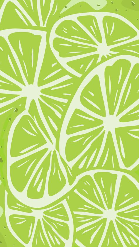 Teal And Yellow Aesthetic, Lime Illustration, Lime Wallpaper, Summer Prints Wallpaper, Hipster Wallpaper, Funny Wallpaper, Summer Prints, Girls Cartoon Art, Wallpaper Pc