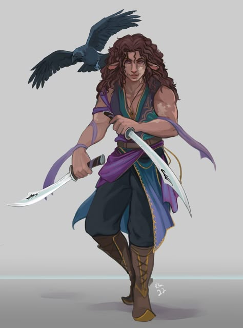 Firbolg Male, Old Firbolg, Firbolg Warlock, Dnd Firbolg Character Design, Firbolg Ranger Female, D&d Firbolg, Dnd Bard, Monster Boy, Epic Characters