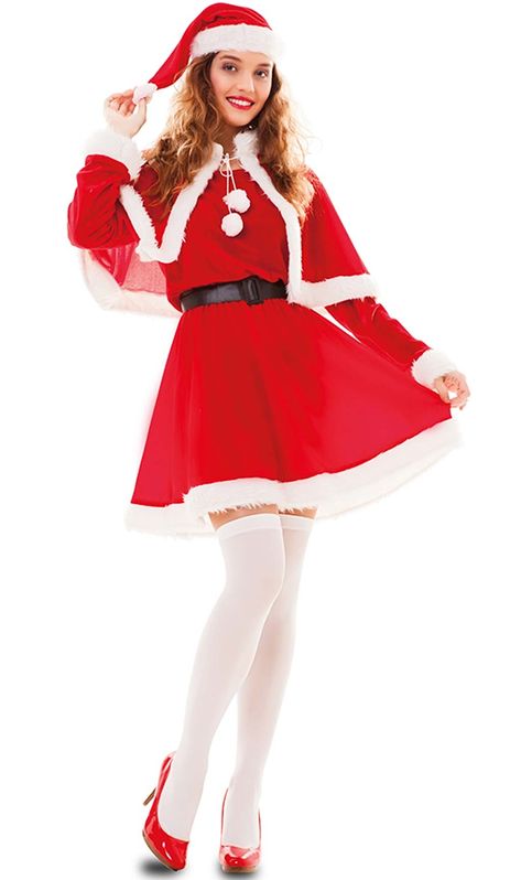 Mrs Claus Outfit, 90s Fashion Outfits Hip Hop Party, Christmas Fancy Dress, Xmas Dress, Christmas Suit, Santa Dress, Trendy Christmas Outfits, Christmas Dress Women, Santa Outfit