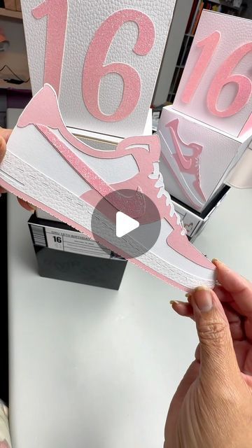 31K views · 2.5K likes | Leslie Frederick on Instagram: "I had to make these centerpieces for two identical twins who love pink, so I didn’t want to go with something typical and wanted to do something different for their 16th birthday party sneaker theme party   - - - #sneakerball #centerpieces #partytheme #eventdecor #customcenterpieces #sneakerparty" Chucks And Pearls Party Theme, Sneaker Party Centerpieces, Diy Sneaker Ball Decorations, Sneaker Wedding Theme, Sneaker Ball Decoration Ideas, Sneaker Party Favors, Sneaker Ball Theme Party, Sneaker Ball Table Centerpieces, Sneaker Ball Decor Ideas