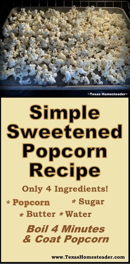 Coated Popcorn Recipe, Candied Popcorn Recipe, Sweet Popcorn Recipes Easy, Sugared Popcorn, Sugar Popcorn Recipe, Candy Coated Popcorn Recipe, Sweet Popcorn Recipes, Butter Toffee Popcorn Recipe, Amish Popcorn