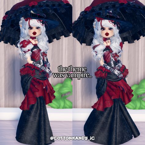 dress to impress theme vampire outfit inspo Dress To Impress Halloween Theme No Vip, Dress To Impress Gothic Theme, Dress To Impress Corpse Bride No Vip, Dress To Impress Vampire Theme, Dress To Impress Nightmare Theme, Vampire Outfit, Masquerade Dress, Dti Theme, Vampire Dress