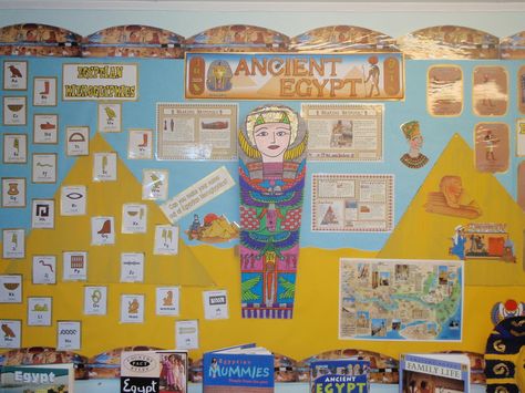 Ancient Egypt Display, Egypt Display, Ancient Egypt Mummies, Ks2 Classroom, Ancient Egypt Projects, Teaching Displays, Egypt Mummy, Egypt Project, History Lesson Plans