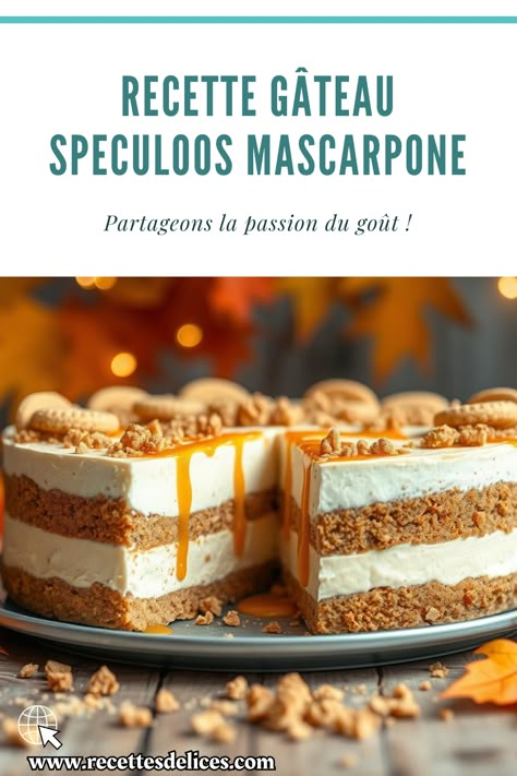 Découvrez notre délicieuse recette gâteau speculoos mascarpone, un dessert crémeux et croquant qui ravira vos papilles. Prêt en 30 minutes, sans cuisson et super facile à réaliser Dessert Mascarpone, Mascarpone Dessert, Sans Gluten Sans Lactose, Sans Gluten, 30 Minutes, Cheesecake, Portugal, Pasta, Cheese