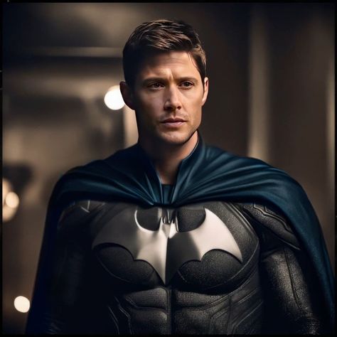 Jensen Ackles As Batman, Batman Fancast, Jensen Ackles Batman, Dc Fancast, Batman Concept Art, Super Boy, Captain Marvel Shazam, Batman Concept, Batman Wallpaper