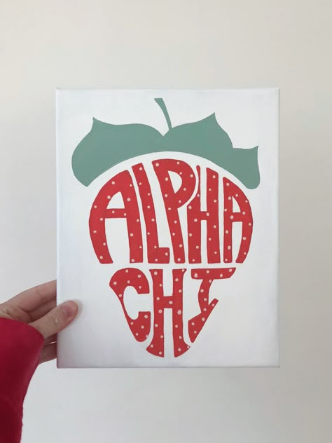 Alpha Chi Canvas Paintings, Alpha Chi Painting, Alpha Xi Delta Canvas Painting, Alpha Chi Omega Painting, Axo Canvas Painting, Alpha Chi Omega Canvas Painting, Sorority Art Canvases, Alpha Chi Canvas, Big Little Paintings Sorority