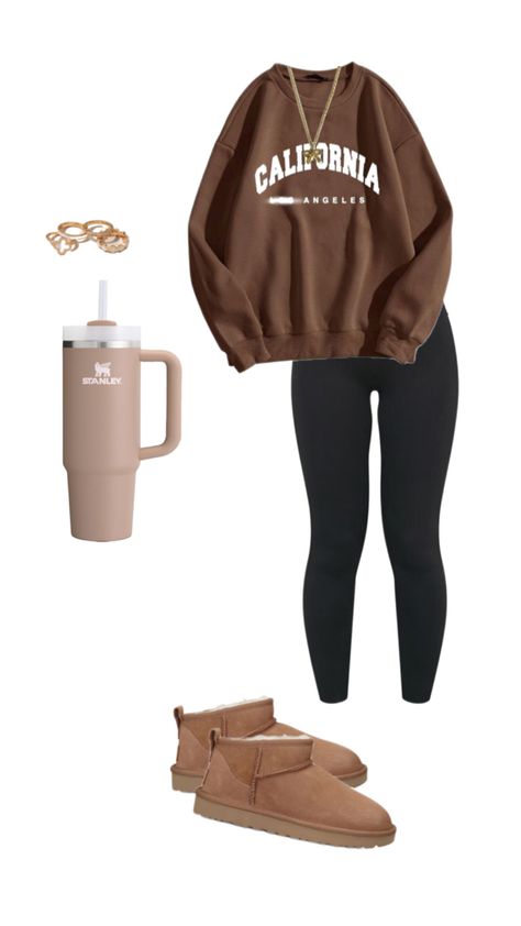 Leggings Winter, Zendaya Outfits, Brown Leggings, Trendy Outfits For Teens, Cute Lazy Outfits, Winter Leggings, Lazy Outfits, Lazy Day Outfits, Fall Clothes