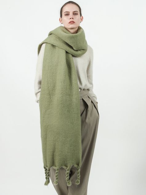 Olive Green Casual   Polyester Plain Scarf Embellished   Women Accessories Olive Green Scarf Outfit, Green Scarf Aesthetic, Green Scarf Outfit, Casual Green Scarf, Cozy Green Winter Scarves, Green Knitted Scarf One Size, Casual Green Scarves One Size, Handmade Green Winter Scarves, Olive Green Scarf