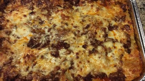 Chef John's Lasagna | Allrecipes Chef John Lasagna Recipe, Sheet Lasagna, John Legends, Sausage Spaghetti, Chef Club, Chef John, No Noodle Lasagna, Sausage Pasta, Meat Sauce