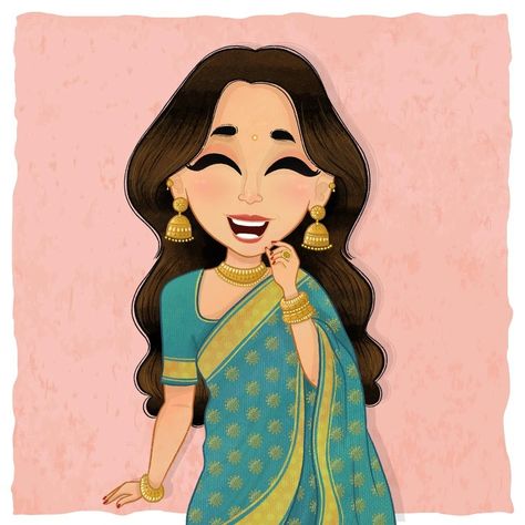 Indian dress, Sari, India, Indian, Indian art, Indian dress art, Indian girl, Indian girl cartoon, Indian dress art, Indian girl cartoon, Indian girl art, Indian girl drawing Saree Anime Art, Traditional Indian Girl Cartoon, Sari Drawing, Indian Illustration Character, Indian Illustration Girl, Indian Girl Illustration, Indian Woman Illustration, Indian Girl Drawing, Rani Padmavati