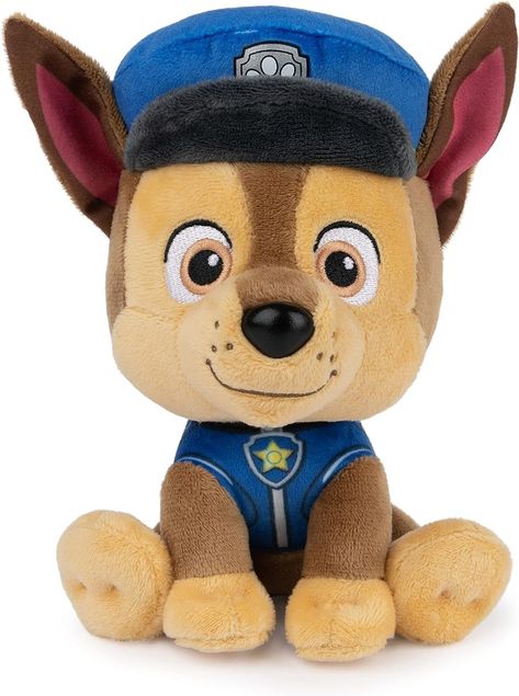 PAW PATROL CHASE PLUSH: Chase is on the case in his signature blue policeman uniform! This soft 6” plush toy features Chase with a big, embroidered puppy smile as he gets ready for another day in of adventure with his friends. Collect them all!
SOFT & HUGGABLE: This official PAW Patrol toy features surface-washable plush and soft, premium materials that meet our famous GUND quality standards. Our PAW Patrol plush are appropriate for ages one and up and ship in a protective poly bag. Paw Patrol Stuffed Animals, Puppy Smile, Police Officer Uniform, Paw Patrol Plush, Officer Uniform, Paw Patrol Chase, Rubble Paw Patrol, Paw Patrol Toys, Paw Patrol Pups