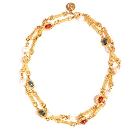 Shop necklaces from Ben-Amun – Page 7 Princess Energy, Formal Necklace, Funky Necklace, Gold Pearl Bracelet, Blue Stone Necklace, Necklaces Silver, Anna Karenina, Gold Jewelry Necklace, Style Upgrade