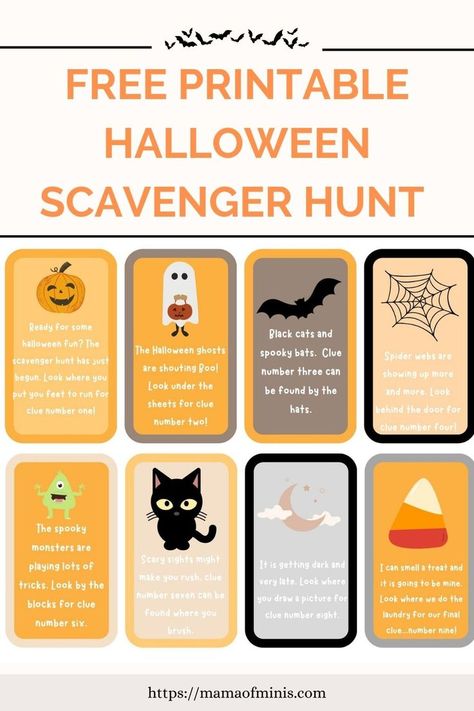 Free Printable Halloween Scavenger Hunt Trick Or Treat Scavenger Hunt, Scavenger Hunt For Halloween, Halloween Riddles Scavenger Hunts, Halloween Library Scavenger Hunt, Halloween Candy Scavenger Hunt, Halloween Scavenger Hunt For Kids Free Printables, Halloween Themed Scavenger Hunt, Kids Halloween Scavenger Hunt Ideas, Halloween Activities For High School