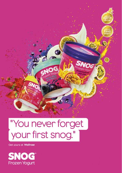 Only studio I FOR: Inferno  CLIENT: Snog BRAND: Frozen yogurt OUR ROLE: Creation of the key vizula ,POP materials and sale concept in supermarkets  AIM: Launch of the brand in supermarkets Ice Lolly, Key Visual, Agave Nectar, Ice Cream Shop, Frozen Yogurt, Video Games Artwork, Video Game Covers, Yogurt, Frozen