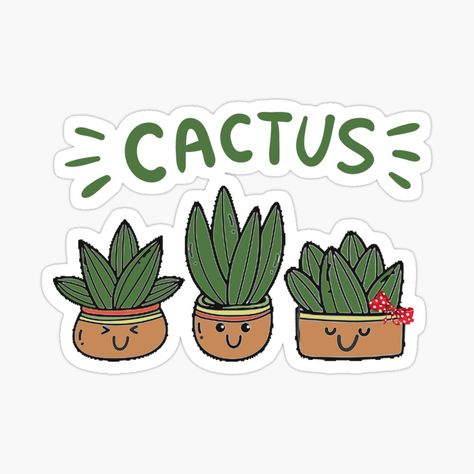 Kaktus Aesthetic, Tee Sticker, Aesthetic Sticker, Cute Cactus, Computer Backgrounds, Cactus And Succulents, Gifts For Brother, Aesthetic Stickers, Gift Stickers