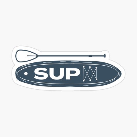 Get my art printed on awesome products. Support me at Redbubble #RBandME: https://www.redbubble.com/i/sticker/SUP-Paddle-Board-by-divotomezove/74080326.EJUG5?asc=u Sup Paddle Board, Sup Paddle, Paddle Board, Paddle Boarding, My Art, Awesome Products, Typography, Art Prints, Tattoos