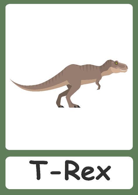 Dinosaur Flashcards Names Of Dinosaurs, Free Flashcards, Dinosaur Photo, Animal Flashcards, Dinosaur Cards, Learning Cards, Flash Card, Dinosaur Theme, Visual Aids