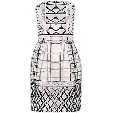 Mary Katrantzou Starbright Bustier Jacquard Dress ($800) ❤ liked on Polyvore featuring dresses, black white, black white dress, zipper dress, geometric dress, puffy dresses and print dress Short Puffy Dresses, Black And White Short Dresses, Black And White Cocktail Dresses, Geo Print Dress, Strapless Dresses Short, White Print Dress, Puffy Dresses, White Strapless Dress, Strapless Bustier