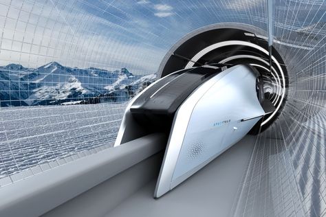 The Almost Supersonic Supertrain | Yanko Design Maglev Train, Future Transportation, Magnetic Levitation, Home Defense, Mode Of Transport, Public Transportation, Futuristic City, Future City, Futuristic Cars