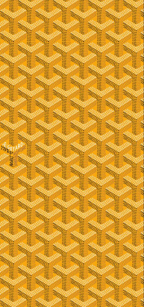 Goyard Wallpapers Iphone, Goyard Background, Ashethic Wallpapers, Goyard Wallpapers, Cool Yellow Wallpapers, Yellow Goyard, Goyard Print, Goyard Pattern, Fendi Pattern