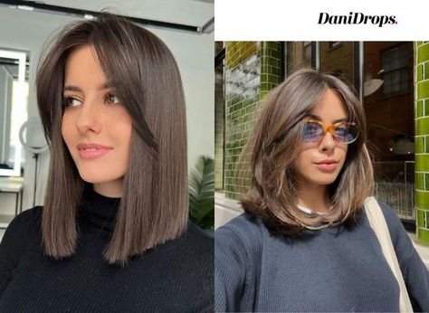 Long Bob Haircut 2024 - See more than 80 inspirations to change your look Long Bob 2024, Long Curly Bob Haircut, Black Long Bob, Cabelo Long Bob, Short Long Bob, Brown Bob Haircut, Black Bob Haircut, Long Brown Bob, Long Curly Bob