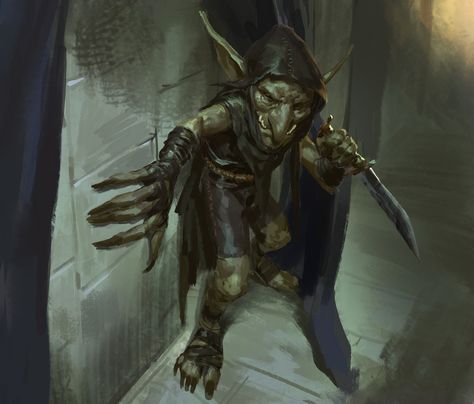 Even Mehl Amundsen, Goblin Art, Dnd Monsters, Fantasy Races, Dungeons And Dragons Characters, Dnd Art, Fantasy Monster, Wow Art, Fantasy Rpg