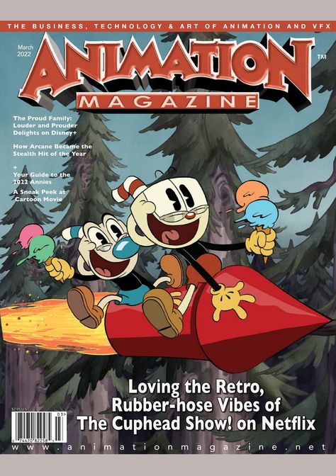 Animation Magazine March 2022 Issue #318 by Animation Magazine, Inc. - Issuu Home Animation, Articles For Kids, Cuphead Show, Proud Family, Movie Magazine, Technology Art, Movies And Series, New Netflix, Warrior Princess