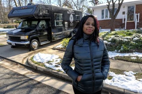 Salon On Wheels, Mobile Hair Salon, Wash N Go, Alexandria Virginia, Alexandria Va, Recreational Vehicle, Nirvana, Canada Goose Jackets, Custom Clothes