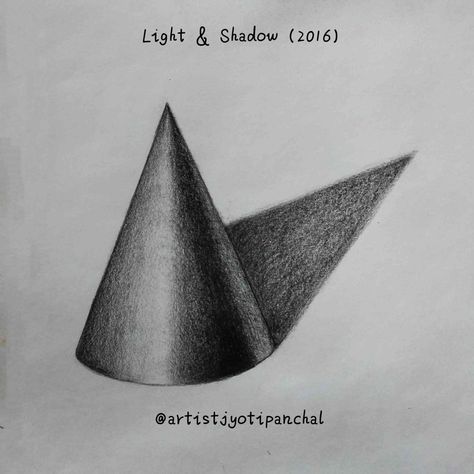 #pencilshading #pencildrawing #drawiing #cone #light #shadow 8b Pencil Drawing, Ice Cream Cone Drawing, Blood Donation Posters, Easy Pictures To Draw, Indian Arts, Indian Arts And Crafts, How To Shade, Pencil Shading, Light Shadow