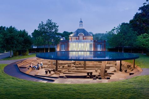 Serpentine Gallery Pavilion 2012 by Herzog & de Meuron Serpentine Pavillion, Serpentine Gallery Pavilion, Serpentine Pavilion, Sustainable Building Materials, Pavilion Architecture, Sou Fujimoto, Toyo Ito, Pavilion Design, Jean Nouvel