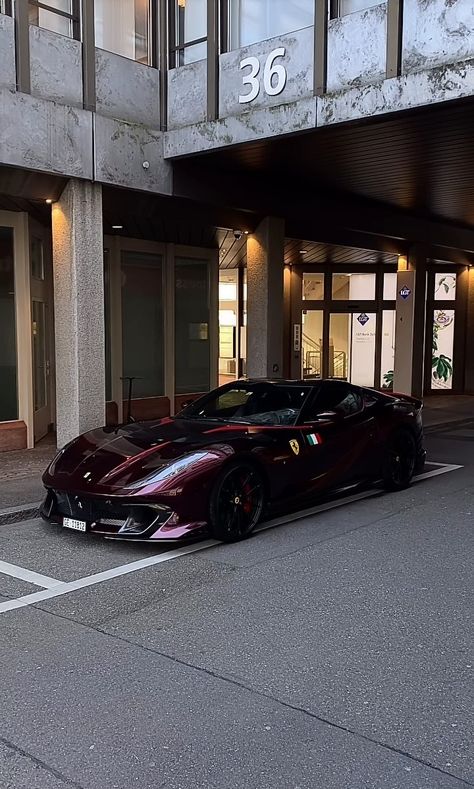 Red Wine Ferrari, Laferrari Red Wine, La Ferrari Red Wine, Dark Red Ferrari, Wine Red Car, Ferrari California, Lux Cars, Fast Car, Luxury Lifestyle Dreams