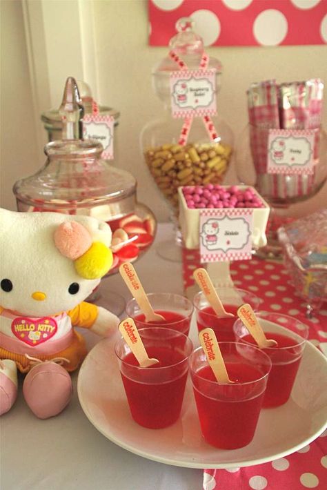 Hello Kitty Birthday Party Ideas | Photo 2 of 22 Kitty Birthday Party Ideas, Hello Kitty Birthday Party Ideas, Birthday Hello Kitty, Kitty Birthday Party, Hello Kitty Photos, Hello Kitty Birthday Party, Hello Kitty Themes, Cat Birthday Party, Kitty Party