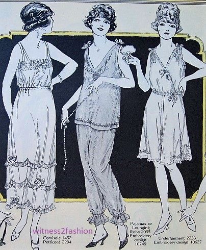 Decades Fashion, 1920s Fashion Women, 1920s Women, Womens Pajama, Pajama Pattern, 1920 Fashion, Old Outfits, 1920s Flapper Dress, 18th Century Fashion