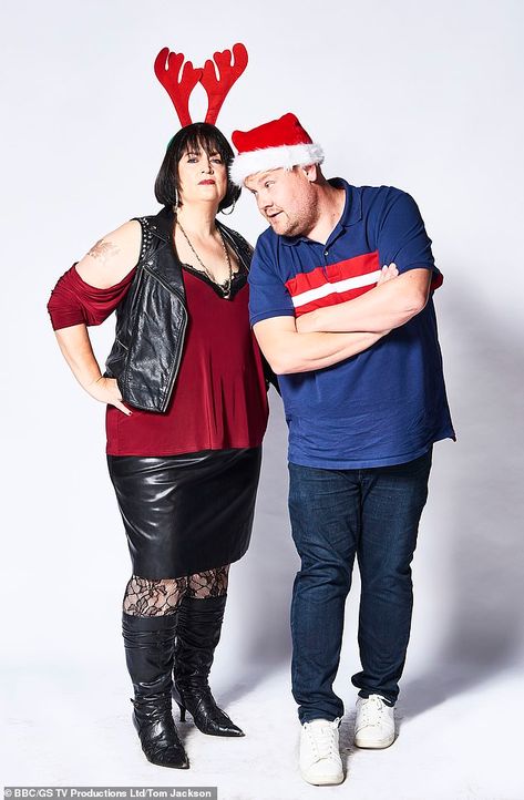 Gavin & Stacey Christmas Special viewing figures soar to 17.1 MILLION | Daily Mail Online Gavin And Stacey Christmas, British Icons Fancy Dress, Ruth Jones, British Party, Icons Party, Gavin And Stacey, Latest Tops, Photo Competition, Movie Prints