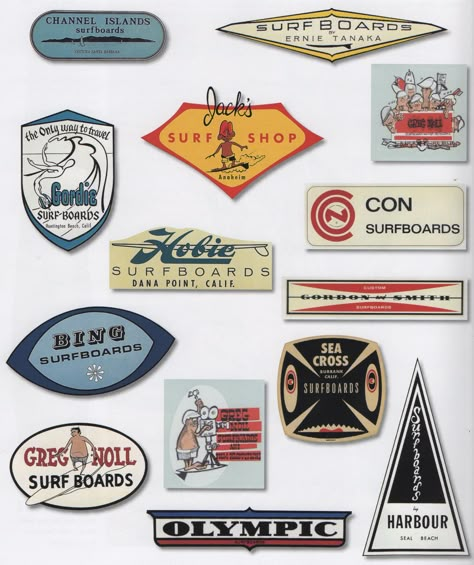 Old Surf Logos,Shops. Surf Logos, Channel Islands Surfboards, Logos Vintage, Surf Stickers, Mavericks Surfing, Surf Logo, Vintage Surfboards, Custom Surfboards, Surf Poster