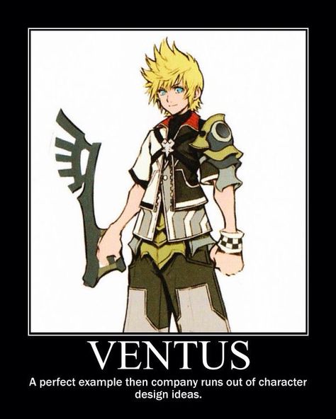 Lol poor Ventus. He's been the cause of so much confusion, at least on my part. Ventus Kingdom Hearts, Kingdom Hearts Ventus, Kingdom Hearts Birth By Sleep, Birth By Sleep, Tetsuya Nomura, Jinx Cosplay, Kingdom Hearts Ii, Quotes Dream, Kingdom Hearts Art