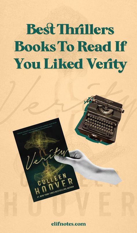 Books Like Verity, Must Read Books For Women, Thriller Books To Read, Best Thriller Books, Good Thriller Books, Best Book Club Books, Most Read Books, Books For Women, Must Read Books