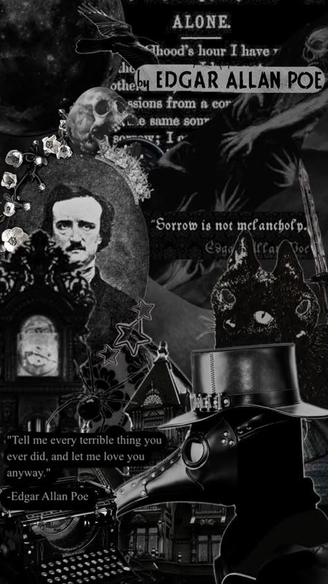 Edgar Allen Poe Aesthetic, Poe Aesthetic, Candles And Books, Literature Aesthetic, Poe Quotes, Horror Literature, Literature Humor, Goth Wallpaper, Gothic Wallpaper