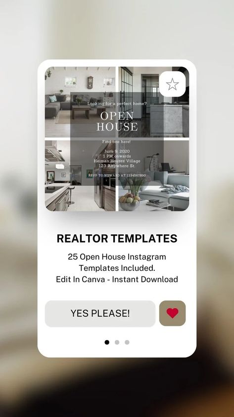 Open House Instagram Post Template Open House Social Media Template Realtor Template Real Estate Open House Insta Template Grey Open House - Etsy UK Insta Template, Open House Real Estate, Open House Signs, Real Estate Agent Marketing, Folder Templates, Real Estate Templates, Marketing Template, Social Marketing, Instagram Post Template