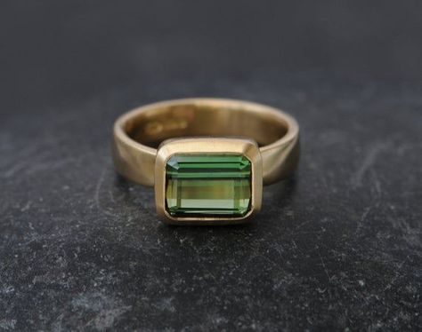 Gem Engagement Rings, Tourmaline Engagement Ring, Green Tourmaline Ring, Green Amethyst Ring, Ring Emerald Cut, Green Gem, Ring Emerald, Green Gems, Tourmaline Ring