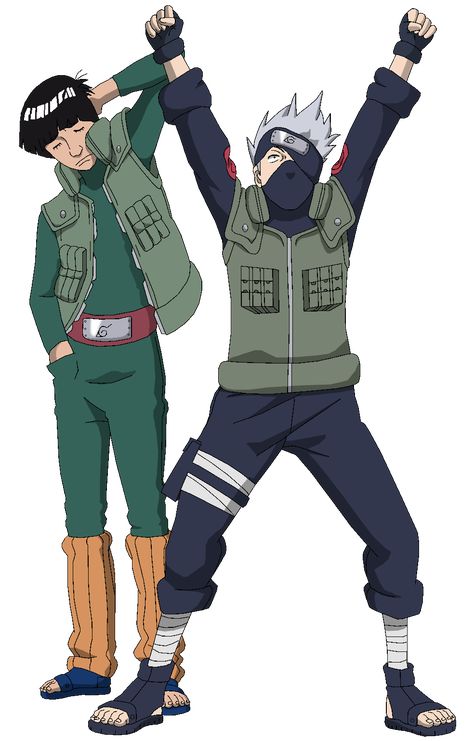 Kakashi & Gai....what is Kakashi doing?? Kakashi And Guy, Kakashi And Naruto, Guy Sensei, Funny Naruto Memes, Masashi Kishimoto, Kakashi Sensei, Naruto Cute, Naruto Kakashi, Naruto Pictures