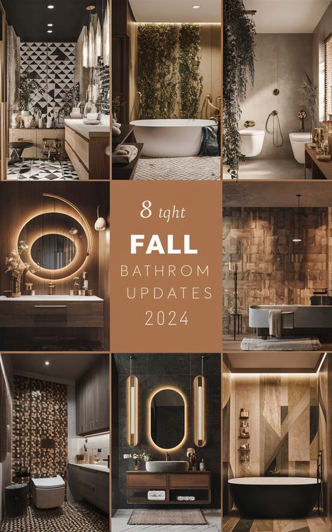 Fall Furniture , Autumn Cozy Fall ,Decor Easy Fall ,
Decor Neutral Fall ,Decor Fall ,Decor Inspiration ,Fall Decor Ideas Black And Brown Bathroom, Black And Brown Bathroom Ideas, Bathrooms Decorations, Painting Bathroom Countertops, Fall Bathroom Decor Ideas, Living Room Design Boho, Fall Fireplace Decor, Fall Bathroom Decor, Brown Bathroom Ideas