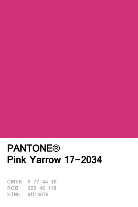 Pantone 2017 Pink Yarrow Pantone Pallete, Pantone 2017, Pink Yarrow, Pantone Palette, Pantone Colour Palettes, Decoration Painting, Deco Rose, Deco Studio, Pantone Colors