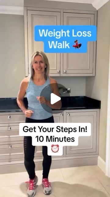 Weightloss | Home workout on Instagram: "🚶‍♀️Don't underestimate the power of a brisk walk! 📌 In just 10 minutes, you can torch calories, boost your mood, and kickstart your weight loss journey. What's your daily steps target❓ 💬 Double Tap if you found it helpful ❤️ Save & Share for more home workouts 😉 ✨ If have any specific questions about workout, diet feel free to DM me Your questions are welcome anytime! 💝 . . . . Credit :petragenco #coreworkout #core #workout #homeworkout #women #woman #fit #fitfam #girl #girls #workoutathome #exercises #weightloss #workoutforwomen #fitover40 #workoutforBeginners #weightlossworkout #fitness #weightlossjourney #momfit #fitmom #fitmoms #getfit" Free Workouts For Women At Home, Walking Exercises At Home, Daily Steps, Brisk Walk, Brisk Walking, Chair Exercises, Fit Over 40, Workout Diet, Fitness Plan