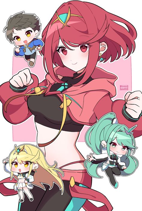 Mythra And Pyra Fanart, Pyra And Mytra, Pyra Fanart, Pneuma Xenoblade, Pyra Xenoblade Chronicles 2, Pyra Mythra, Xeno Series, Pokemon Waifu, A Hat In Time