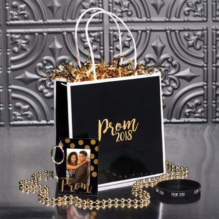 Prom Dance Ideas, Swag Bags, Designer Cosmetic Bag, Prom Themes, Gold Prom, Prom Gift, Prom Theme, Dream Prom, Custom Handbags