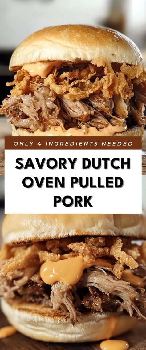 Image for Savory Dutch Oven Pulled Pork Pork Butts In The Dutch Oven, Pulled Pork Dutch Oven, Pulled Pork In The Oven, Dutch Oven Pulled Pork, Pulled Pork Oven Recipe, Oven Pulled Pork, Pulled Pork Oven, Meat Lover, Paprika Pork