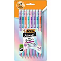 Pastel Mechanical Pencils, Pencils For School, Dark Writing, Bic Mechanical Pencils, Writing Leads, Bic Pencils, Middle School Supplies, School Organisation, Biology Projects